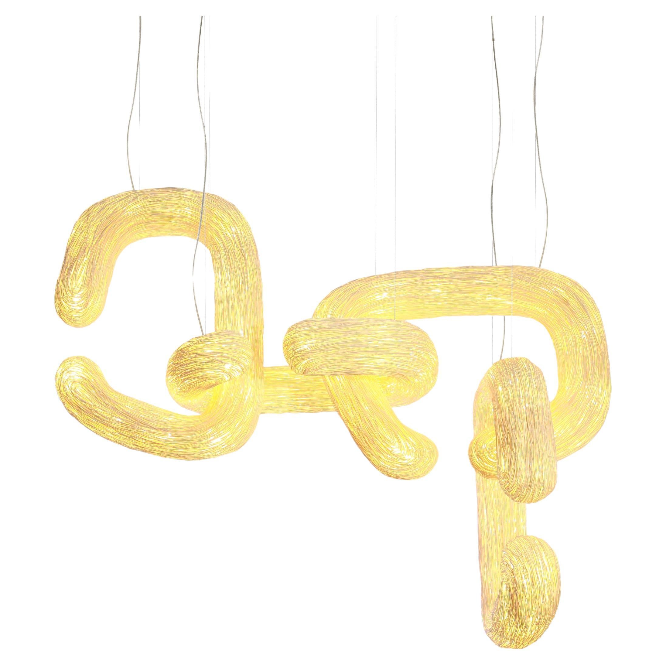 Orbette by Ango, Hand-Woven Rattan Modular Pendant Light