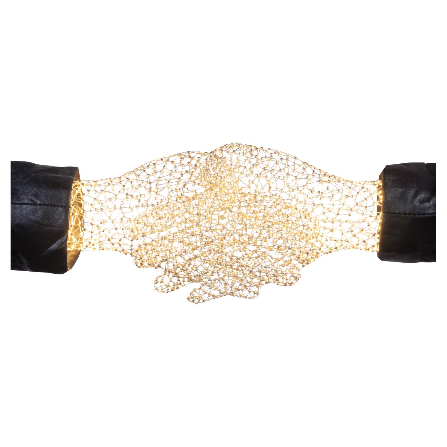 Bejewelled Hand (Silver) in Hand shake, universal gesture that is now presented in unique way, is a remarkable collaboration art piece between ANGO and The Remaker, specially created for the “YOU DO ME, I DO YOU” Art Exhibition, which focuses on