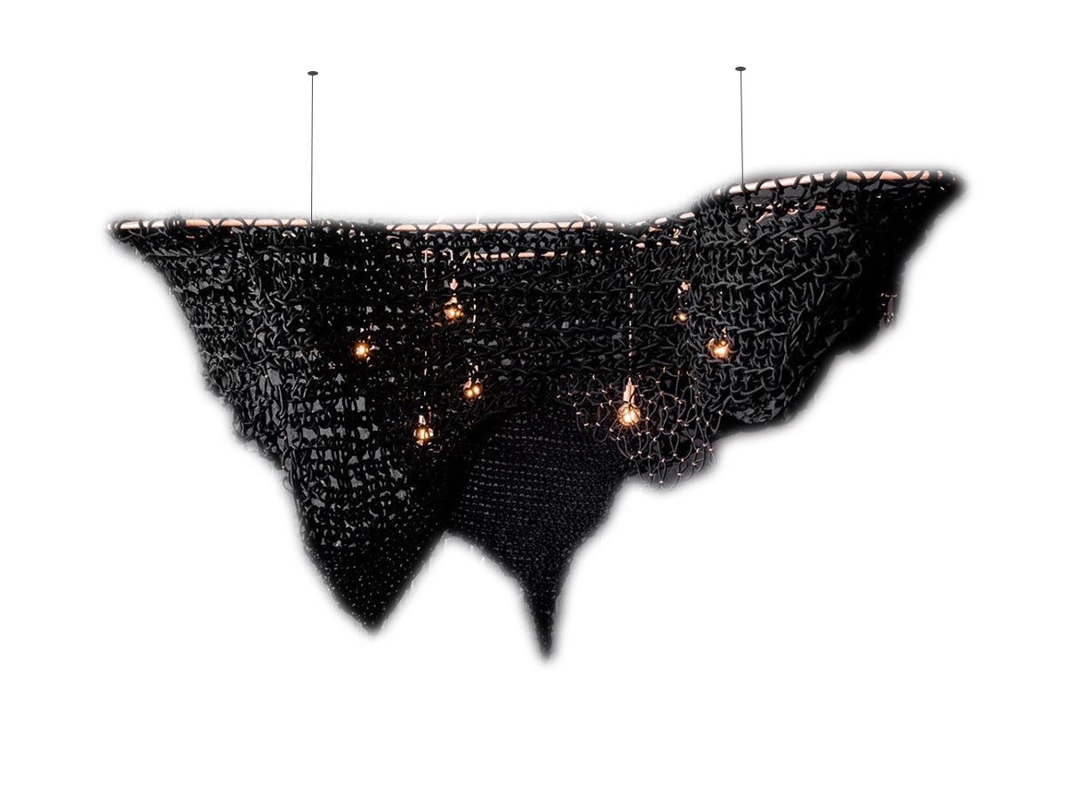 Indoor / Outdoor Bohemian Molecular Hanging Light Sculpture by Studio Lloyd