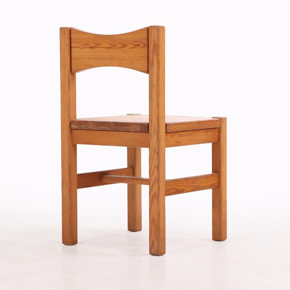 Mid-Century Modern Ensemble de 4 chaises Hongisto en pin par Ilmari Tapiovaara pour Laukaan Puu en vente