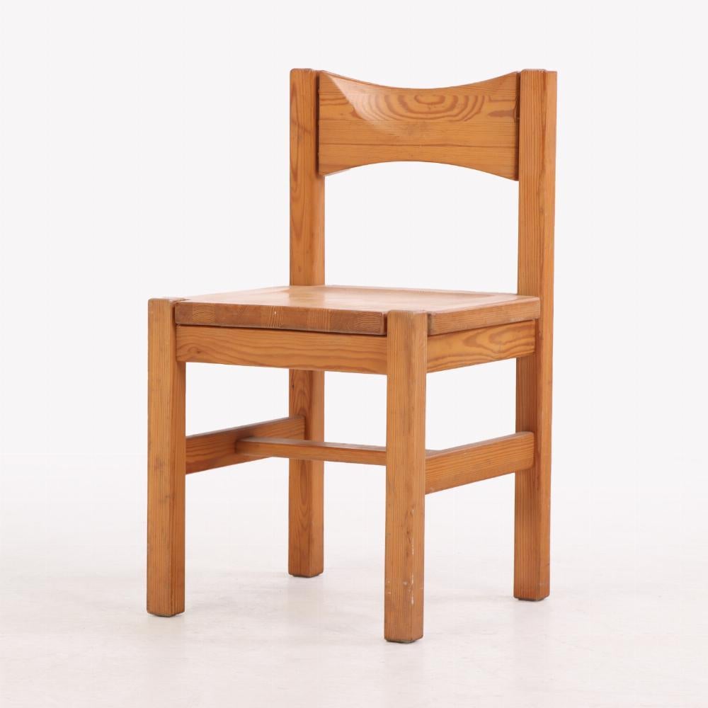 20ième siècle Ensemble de 4 chaises Hongisto en pin par Ilmari Tapiovaara pour Laukaan Puu en vente