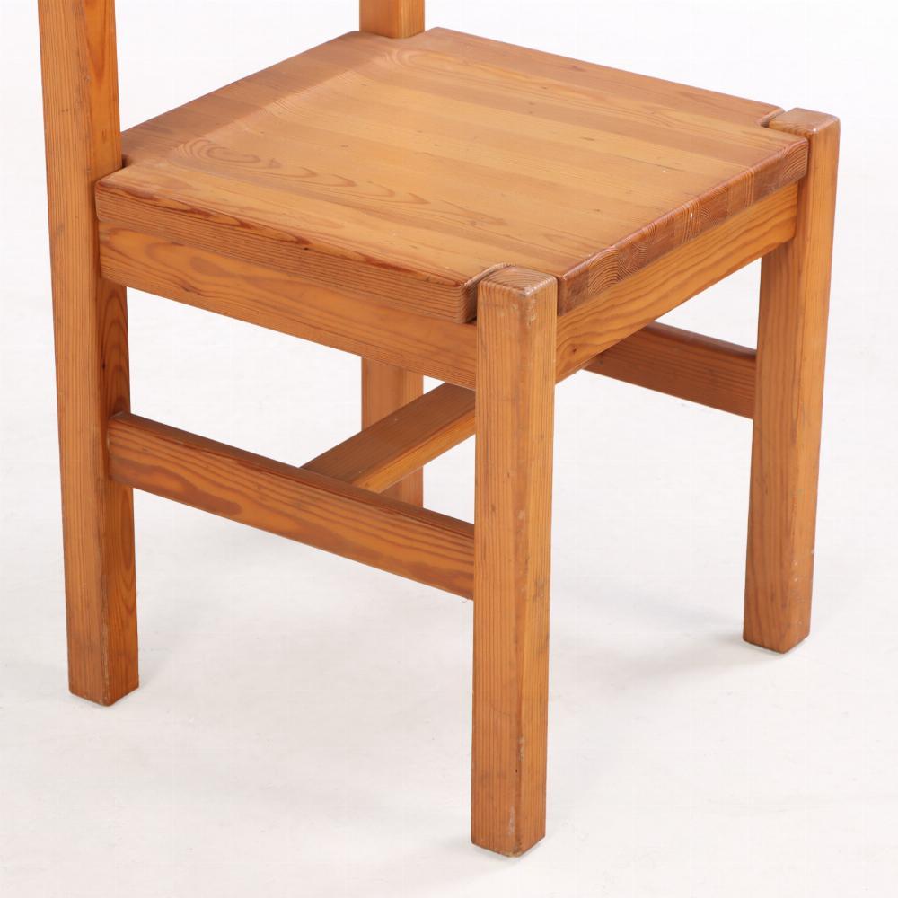 Finlandais Ensemble de 4 chaises Hongisto en pin par Ilmari Tapiovaara pour Laukaan Puu en vente