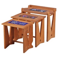 Wood Nesting Tables and Stacking Tables