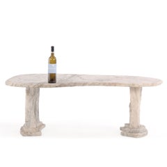 French Three-Part Marble "Iceberg" Coffee Table, C. 1960