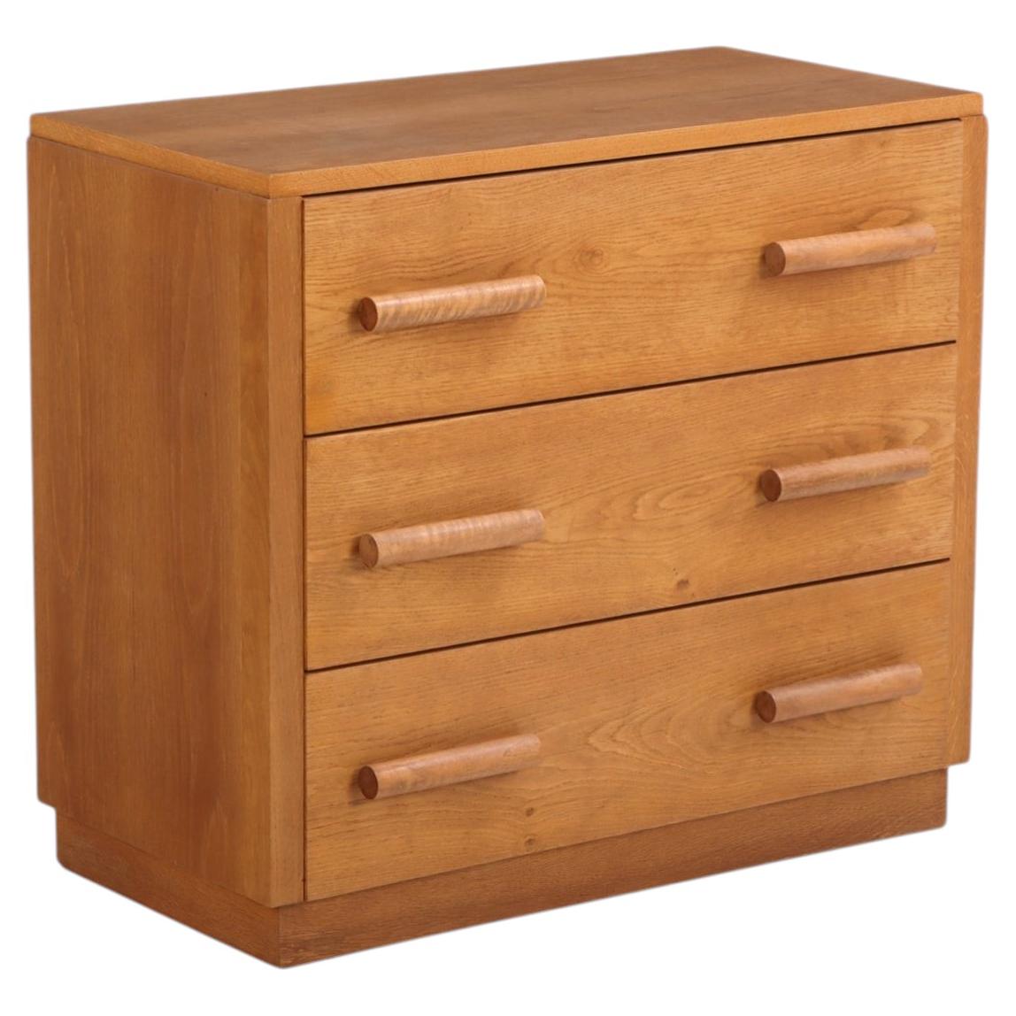 French Oak Dresser / Commode, C. 1945