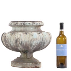 French Cast Iron Tabletop Urn, C. 1890