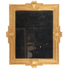 71" Italian Gilt Wood Mirror, C. 1890