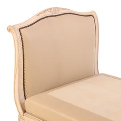 French Painted and Carved Louis XV-Style Daybed, C. 1940.