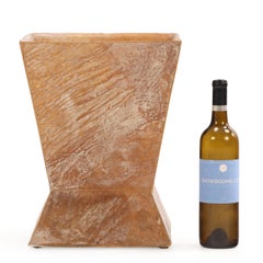 Parchment Covered Waste Basket in the manner of Jean-Michel Frank