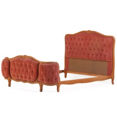 Full Size French Corbeille Style Bed, C. 1945