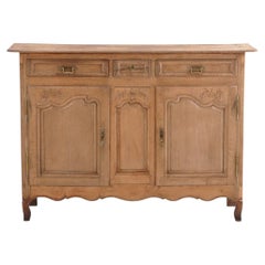 French Provincial Oak Sideboard, 19th C.