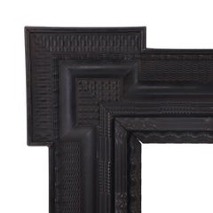 Italian Ebonized Wood Ripple Frame, C. 1860.