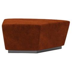 Pouf Element Contemporary Settee Velvet