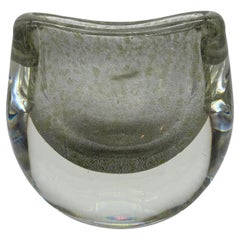 A. D. Copier Leerdam Unica Number 20 (Uranium) Crackle Art Glass Vase, 1930s
