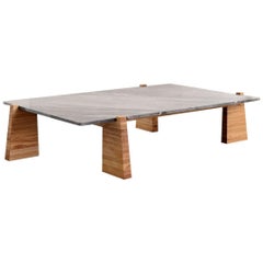 "Teoca" Coffee Table with Marble Top
