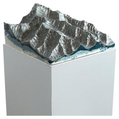 Iron Mountains - Contemporary Wall sculpture - by Eduard Locota