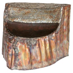 Throne by Anadora Lupo, handmade stainless steel armchair /metal chair / artwork