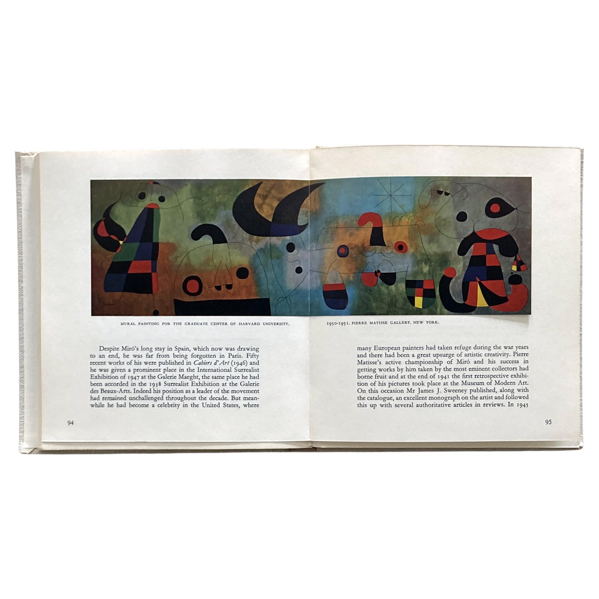 Miro Book by Albert Skira Full Color Plates 1972