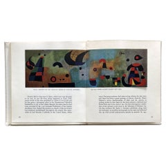 Miro Book by Albert Skira Full Color Plates 1972