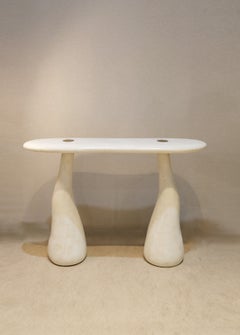 White Rock Crystal Organic Console Table by Ginger Brown
