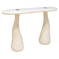 White Rock Crystal Organic Console Table by Ginger Brown
