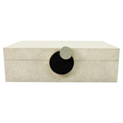 Natural Shagreen Decorative Box by Ginger Brown