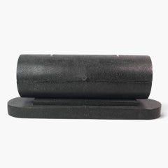 Box for 5 Watches in Black Shagreen by Ginger Brown