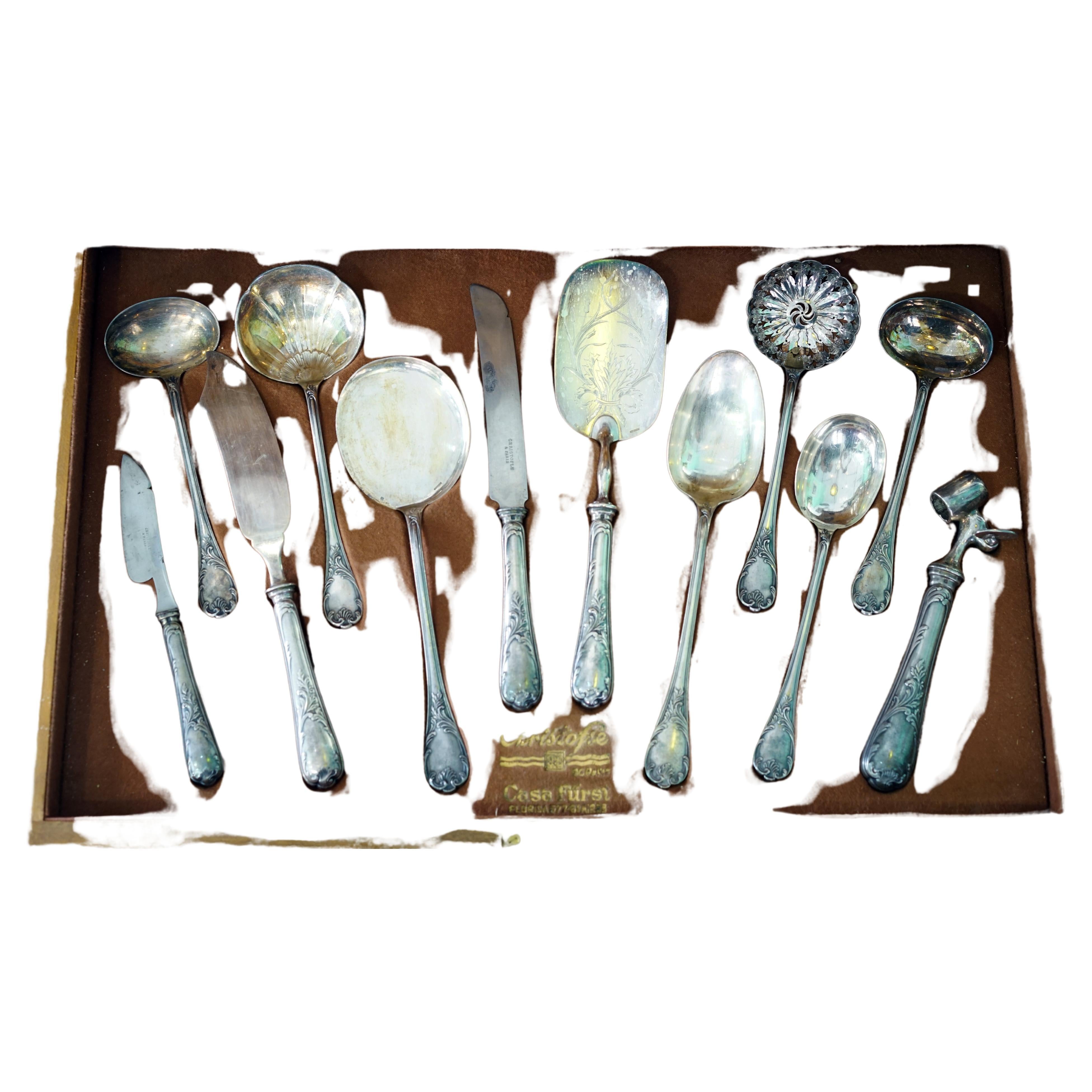 Louis XV Christofle cutlery set For Sale