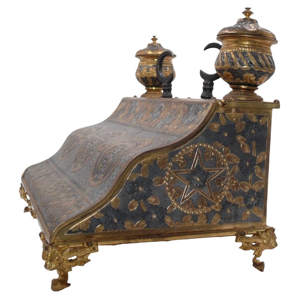 Inkwell travel desk Islamic symbols
