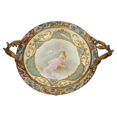 Sèvres centerpiece bronze and cloisonne