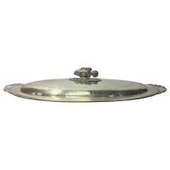 Mid-Century Italian Metal Fish Serving Platter for Christian Dior, circa 1960