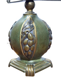 Marionette Art Deco Bronze Table Lamp Circa 1920 Italy