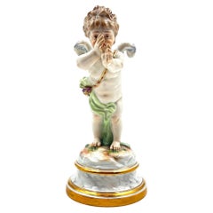 Antique Meissen Rococo Porcelain Figurine by Heinrich Schwabe, circa 1900
