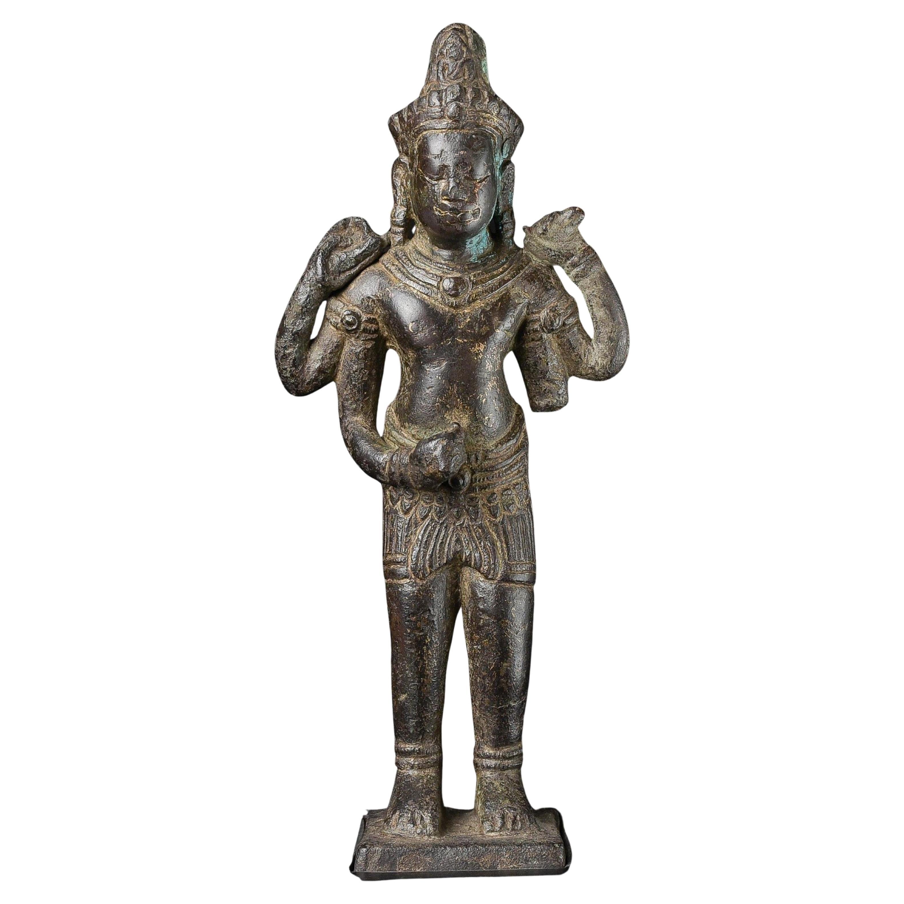 12/13eC Bouddha de la Compassion-Cambodge- haute qualité- puissant, spirituel 10648