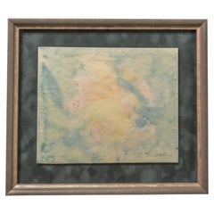 Composition abstraite à l'aquarelle de Robert Natkin - 10916