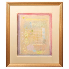 Robert Natkin, 1966, Dipinto astratto con motivi geometrici - 10919