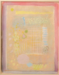 Robert Natkin, 1966, Dipinto astratto con motivi geometrici - 10919
