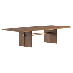 Torii Outdoor Dining Table with Iroko Wood for Outdoor