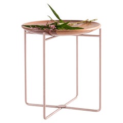 Wood Ottoman or Side Table by Studio Marta Manente in Tauari Wood