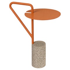 Table d'appoint d'extérieur « Andros » en aluminium et béton