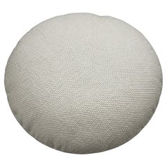 "Pietra" Round Cushion in Bouclé Fabric