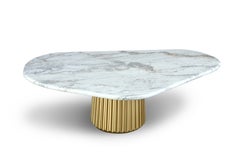 Ceppo Coffee Table by Marta Manente, Natural Stone Top, Modern Design
