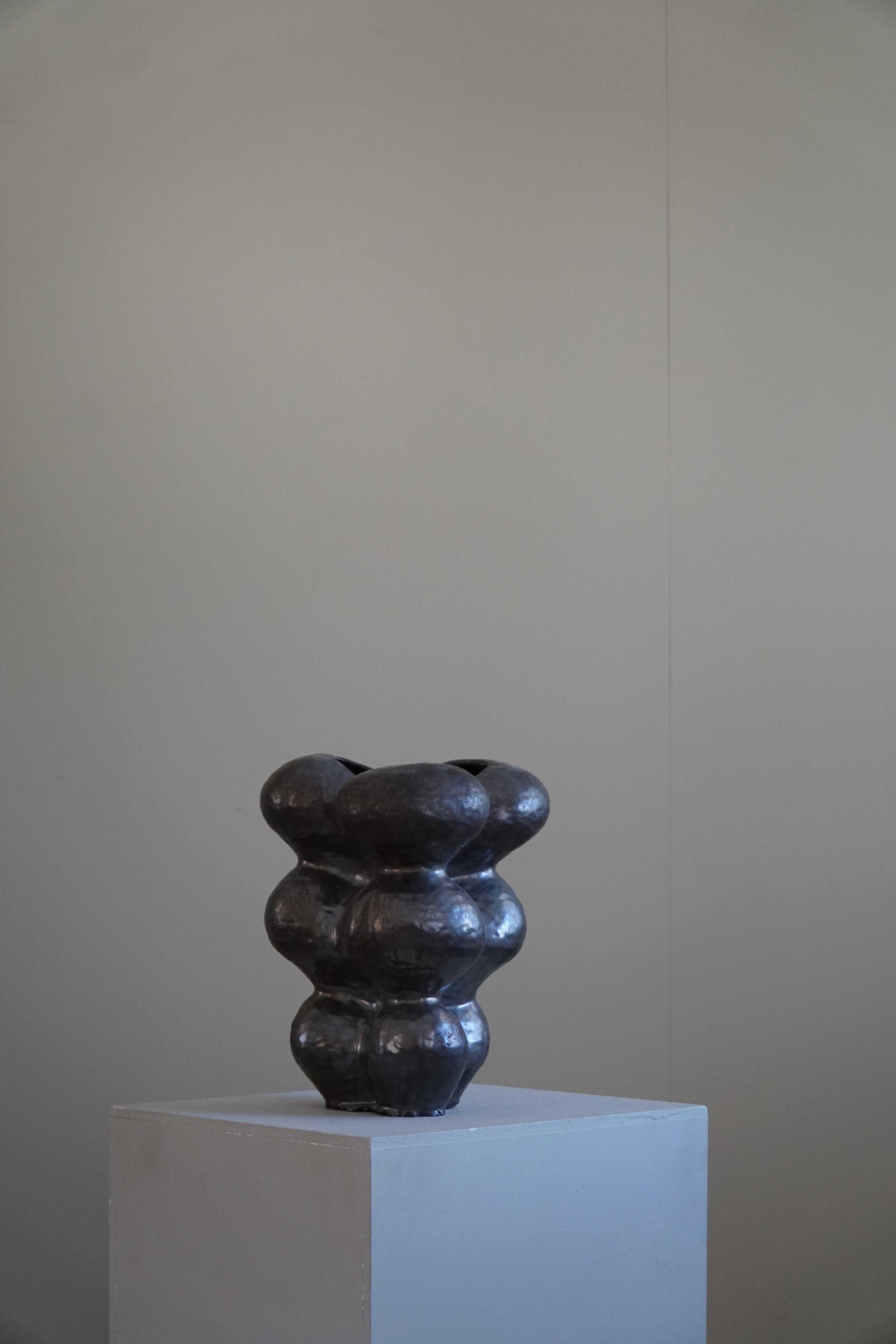 Large Ceramic Vase by Danish Artist Ole Victor, 2021 11