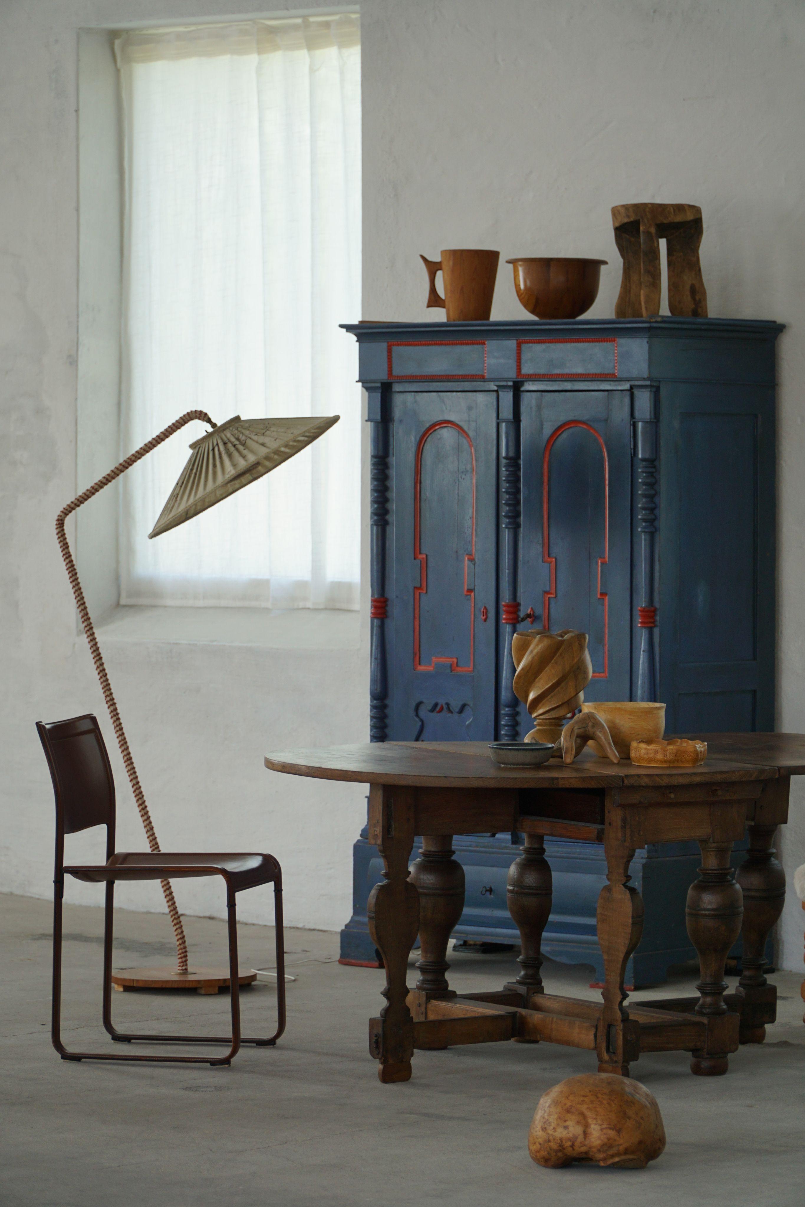 Antique Baroque Drop-Leaf Table in Oak, Danish Cabinetmaker, 19th Century For Sale 5