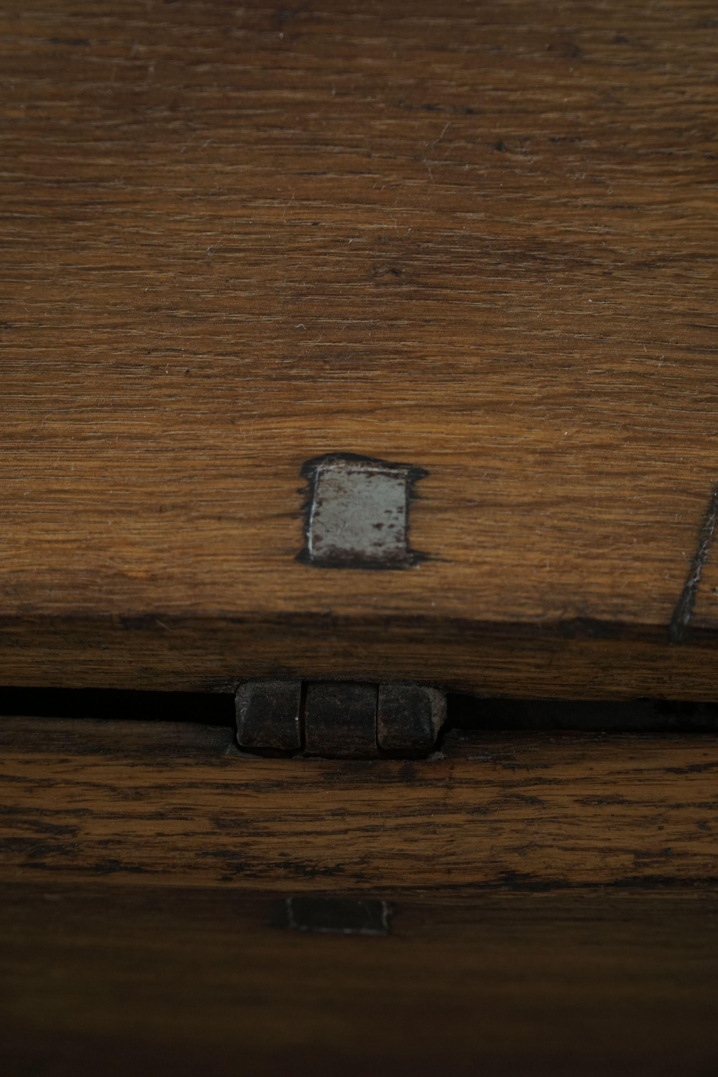 Antique Baroque Drop-Leaf Table in Oak, Danish Cabinetmaker, 19th Century For Sale 11