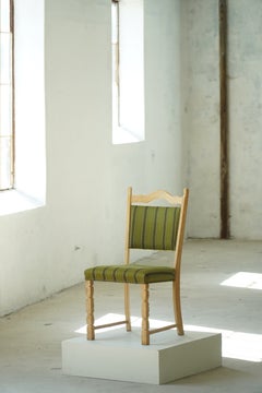 Danish Mid Century Modern, Set of 8 Henning Kjærnulf Oak Dining Chairs, 1960s