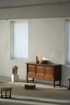 Danish Mid Century Modern Sideboard in Dark Stained Oak, Kjærnulf, 1960s