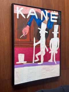 Öl- und Acrylgemälde ohne Titel „Kane“ von Matthew Chambers