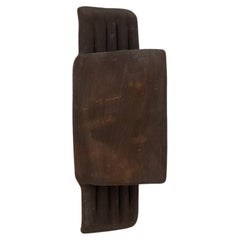 Vintage Brown contemporary Ceramic Wall Light Made of local Clay, handcrafted