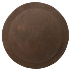 Contemporary Organic Modern Moroccan Handmade Terracotta Brown Ceramic Wall Lamp